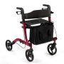 Walker, 4 wheels, 73.66 × 81.28–93.98 × 60.96 cm