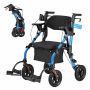 Staigulis un transportēšanas krēsls VEVOR HFK-9269KD-1, 2 vienā, 1070 × 730 × 920–1065 mm