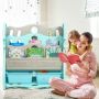 Children's bookshelf, 4 shelf levels, 2 drawers, 68.5 × 64.5 × 30.5 cm