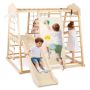 Children's climbing and play complex, 8 in 1, 140 × 110 × 126 cm