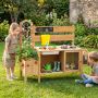 Children's play kitchen, 2 stoves, 106.68 × 96.52 × 35.56 cm