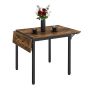 Pusdienu galds Relaxdays, 2–4 vietas, 120 × 76 × 78 cm