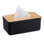 Sejas salvešu dozators Relaxdays, Melns, 23 × 10 × 13 cm