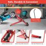 Lawn mower lift, 3 levels, 102 × 68 × 81 cm