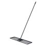 Lawn leveling rake, 90–175 cm adjustable handle, 106 × 25 × 175 cm