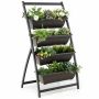 Vertical Planter Box System, 4 Containers
