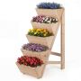 Vertical planter, 5 tiers, 30.5 × 75 × 53.5 cm