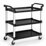 Trolley, 3 shelves, 81.28 × 96.52 × 40.64 cm