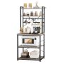 Virtuves plaukts VEVOR HBJ-GW-05, 12 S veida āķi, 60 × 161,8 × 40 cm
