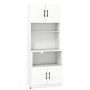 Kitchen cabinet, 2 doors, White, 64.5 × 168 × 38 cm