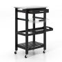 Kitchen cabinet, with basket and drawer, 46.99 × 83.82 × 36.83 cm