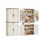 Virtuves skapis VASAGLE, 1 atvilktne, 80 × 178,6 × 40 cm