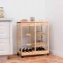 Kitchen Cart, 2 Drawers, 26.5 × 14.5 × 29.5 inches