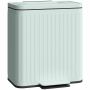 Virtuves atkritumu tvertne, 2 × 20 l, 45,5 × 36,5 × 51 cm