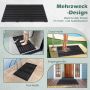 Bath mat, Black, 100 × 60 × 2.5 cm