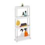 Vannas istabas ratiņu plaukts Relaxdays 10048023.0, 4 plaukti, 41,5 × 88 × 14,5 cm