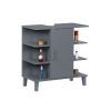 Vannas istabas skapis Relaxdays, 6 plaukti, 64 × 65 × 31 cm