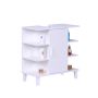 Vannas istabas skapis Relaxdays, 6 plaukti, 64 × 65 × 31 cm