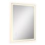 Vannas istabas spogulis SONGMICS, ar LED apgaismojumu, Balts, 70,7 × 50,7 cm