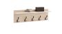 Stylish clothes rack Andy 100x30x16 cm, beige with white edges