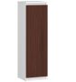 Hanging display cabinet NORE CLP H30, white/dark brown