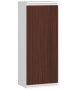 Hanging display cabinet NORE CLP H40, white/dark brown