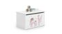Children's chest of drawers Daria 42x40x73 cm, princess with unicorn