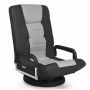 Gaming chair, 6-position backrest, foldable, Gray, 54.61 × 60.96–86.36 × 74.93 cm