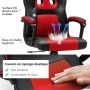 Gaming chair, 60 × 109–118.5 × 62 cm