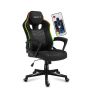 Игровое кресло Huzaro Force 2.5 RGB Carbon Mesh, Чёрный, 68 × 56 × 23 см