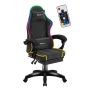 Игровое кресло Huzaro Force 3.7 RGB Black, 74 × 59 × 29 см