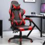 Gaming chair, red, 28.5 × 49–53 × 28.5 in