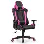 Gaming chair, Pink, 73 × 127–137 × 66 cm