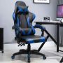 Gaming chair, green/red, 28.5 × 49–53 × 28.5 in
