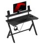 Игровой стол Huzaro Hero 1.9 Black, 132 × 67 × 10 см
