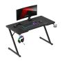 Игровой стол Huzaro Hero 2.5, Чёрный, 131 × 8 × 77 см