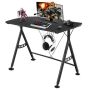 Gaming desk, Y-shaped, 105.41 × 59.69 × 76.2 cm