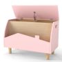 Toy box, 2 compartments, Pink, 60 × 33 × 37.5 cm