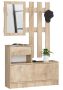 Hallway furniture set NORE, oak color