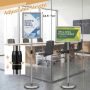 Sign stand, A3, Silver, 27.9 × 43.2 cm
