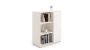 Concrete design cabinet Fondi 103.4x90x40 cm, white