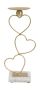 Svečturis Hearts, 14,5 × 32,5 × 10 cm