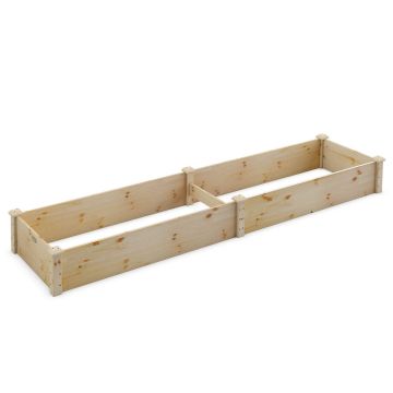 Paceltā dobe 240x60x25cm, gaiši brūnā krāsā