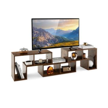 TV galdiņš 180x30x43cm, brūnā krāsā