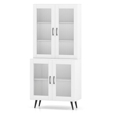 Bufete 80x40x178,5 cm, balta