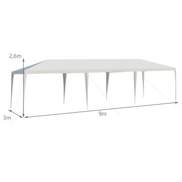 Pavēnijs 300x900x260cm, baltas krāsas