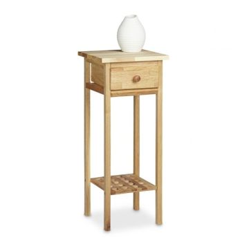 Galds ar atvilktni 60x24,8x25,2cm., gaiši brūnā krāsā