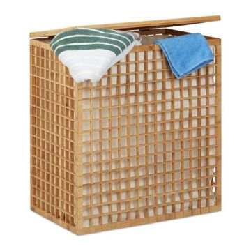 Veļas grozs 62x56x35cm, 48L., gaiši brūns