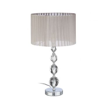 Galda lampa 53x29,5x12cm, sudraba/bēša