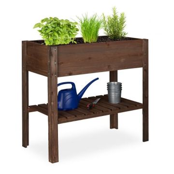 Paceļama gulta 80x88x43,5cm., tumši brūna